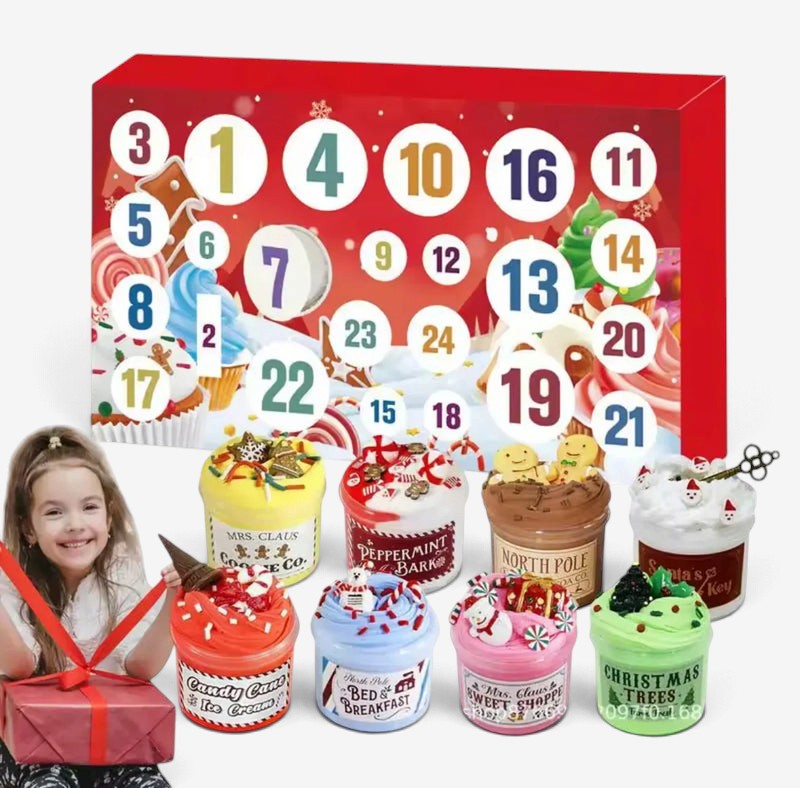 SlimeOrbit - 2026 Slime-Adventskalender mit 24 einzigartigen Slime-Behältern