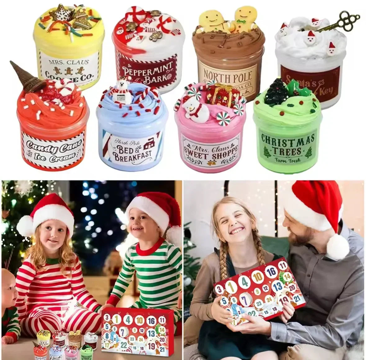 SlimeOrbit - 2026 Slime-Adventskalender mit 24 einzigartigen Slime-Behältern