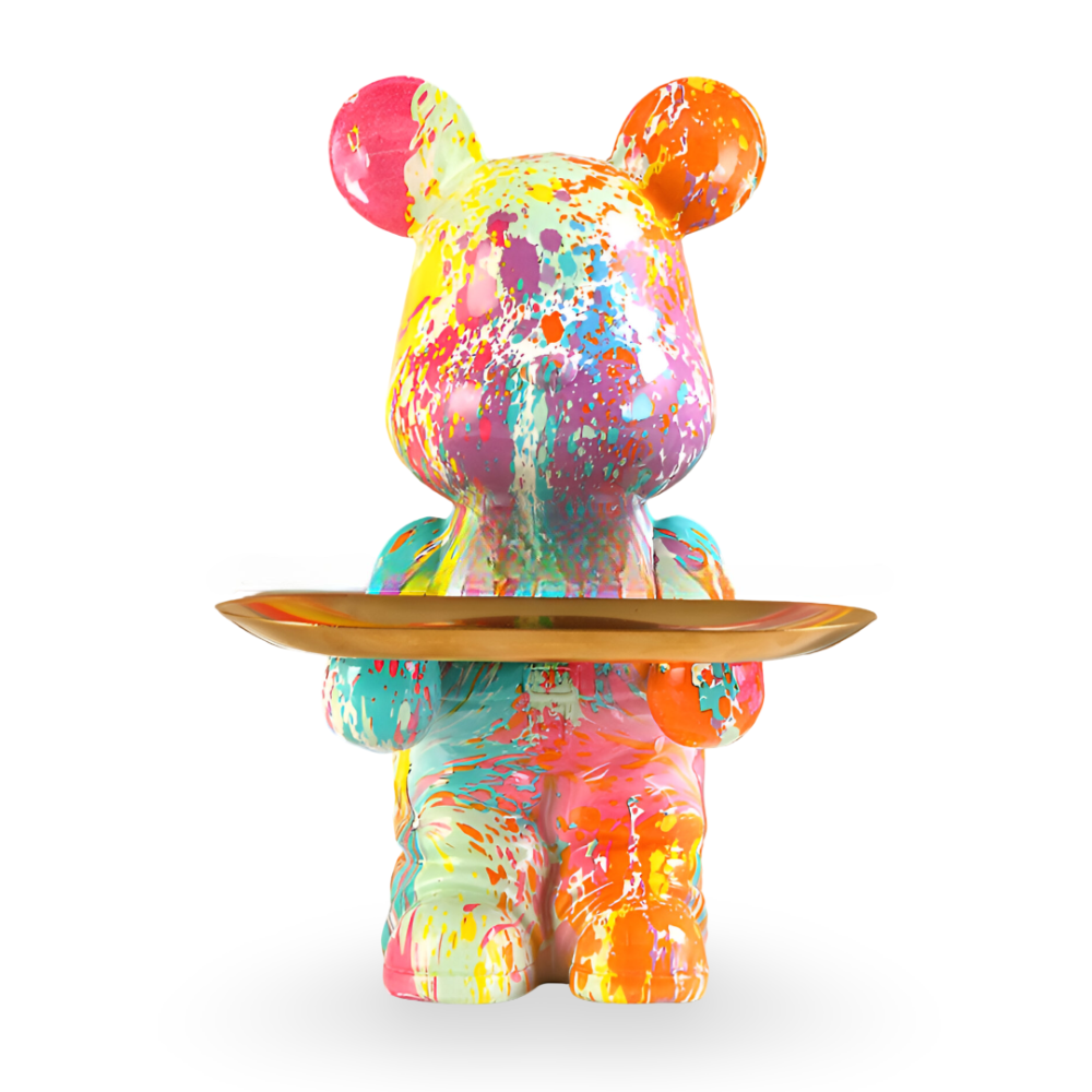 Luxe - Bear - Bären-Dekofigur Organizer aus Kunstharz mit
