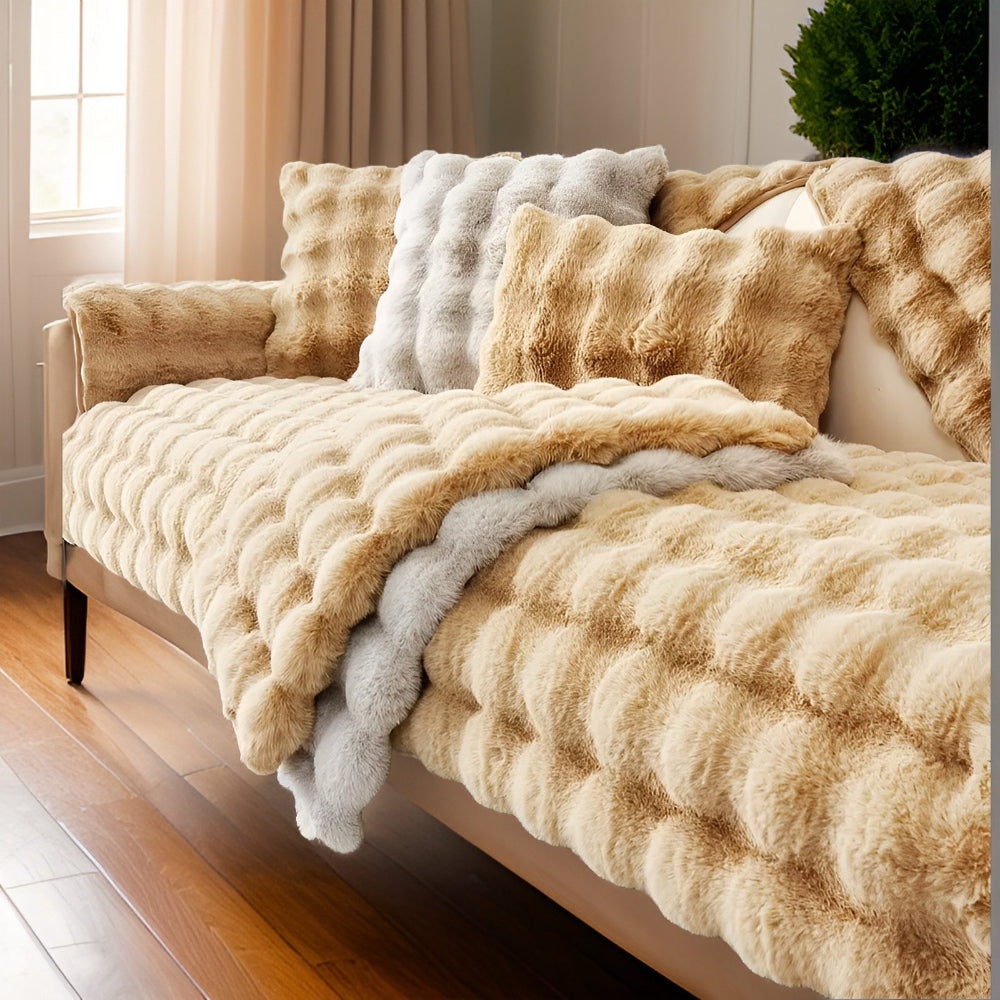 Luxe Cover - Dicker Plüschsofa Schutz für Ihren Pelzigen Gefährten