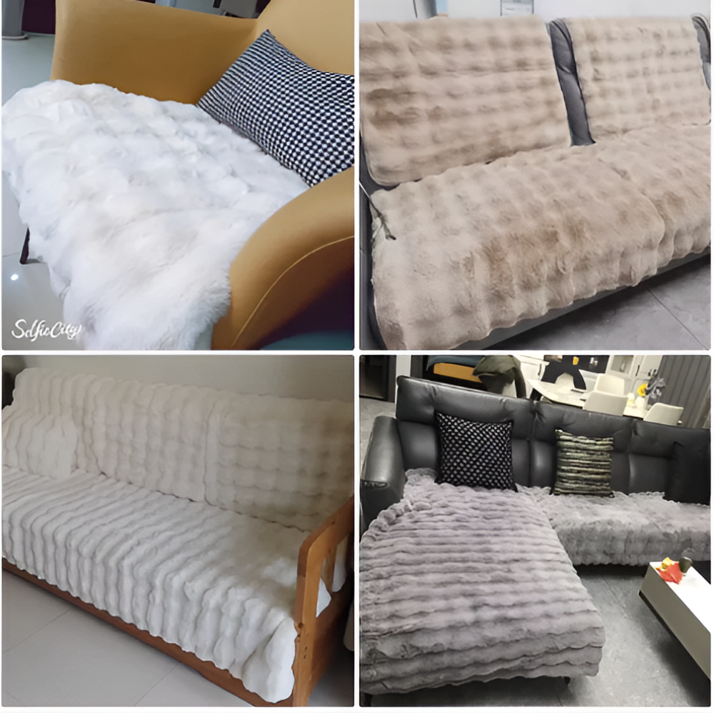 Luxe Cover - Dicker Plüschsofa Schutz für Ihren Pelzigen Gefährten