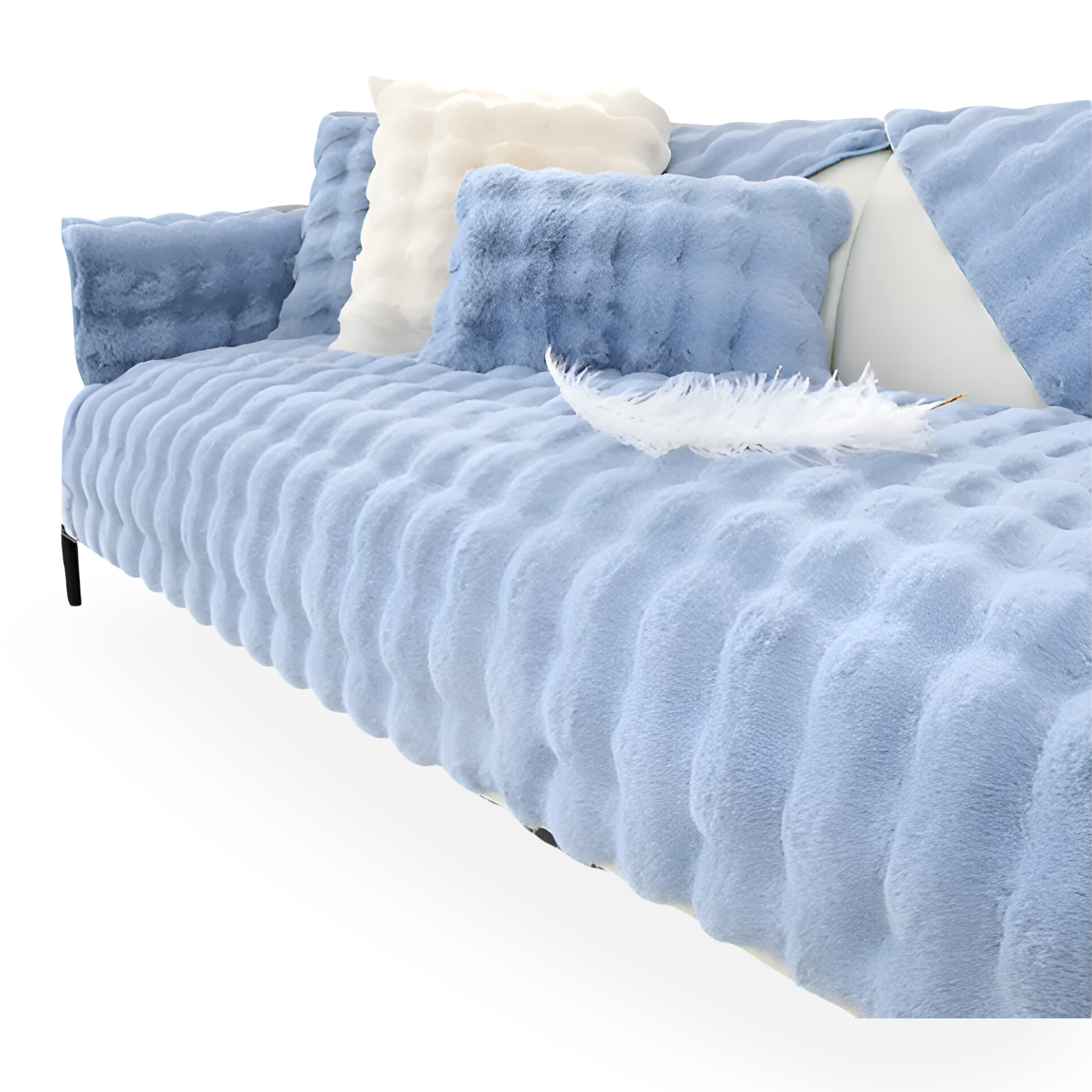 Luxe Cover - Dicker Plüschsofa Schutz für Ihren Pelzigen Gefährten