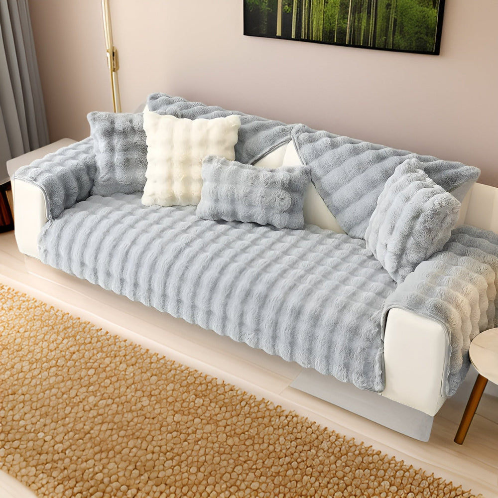 Luxe Cover - Dicker Plüschsofa Schutz für Ihren Pelzigen Gefährten