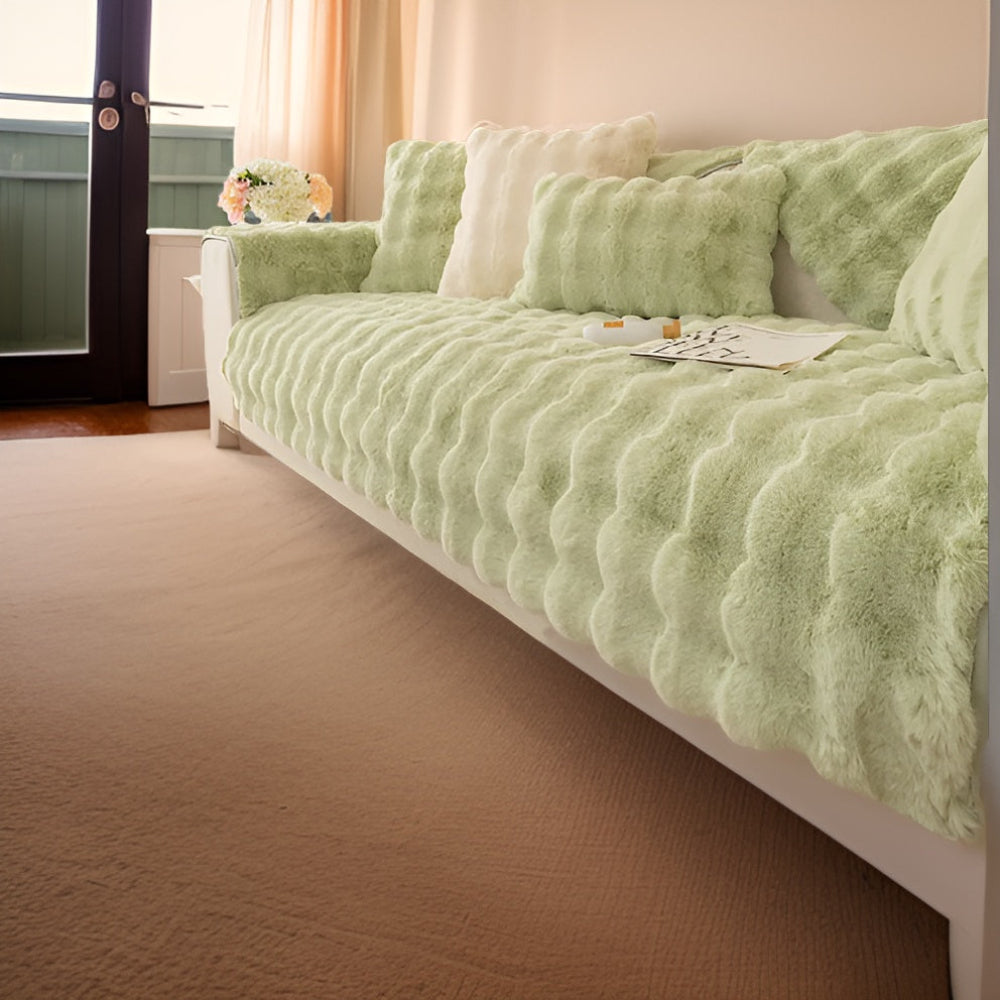 Luxe Cover - Dicker Plüschsofa Schutz für Ihren Pelzigen Gefährten