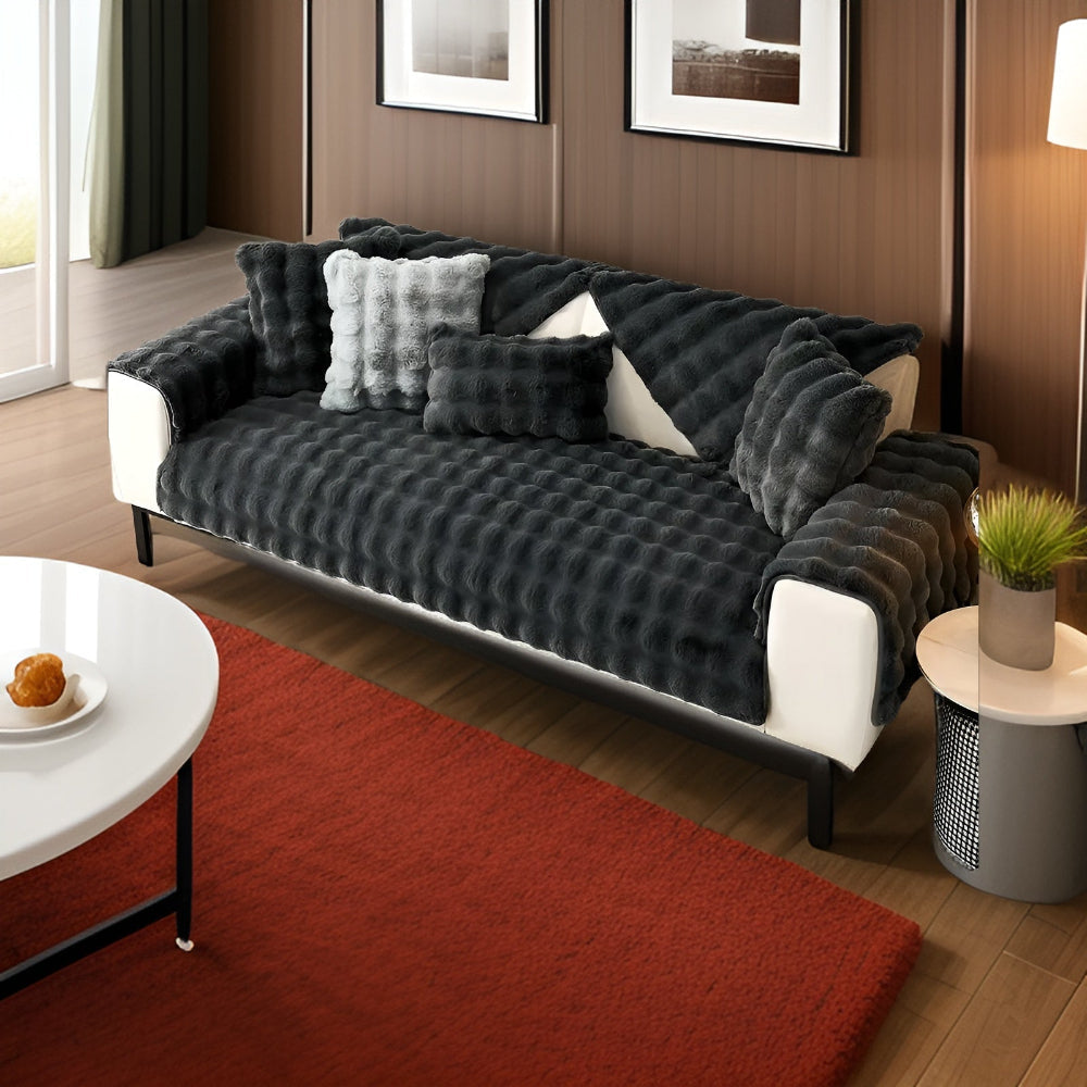 Luxe Cover - Dicker Plüschsofa Schutz für Ihren Pelzigen Gefährten