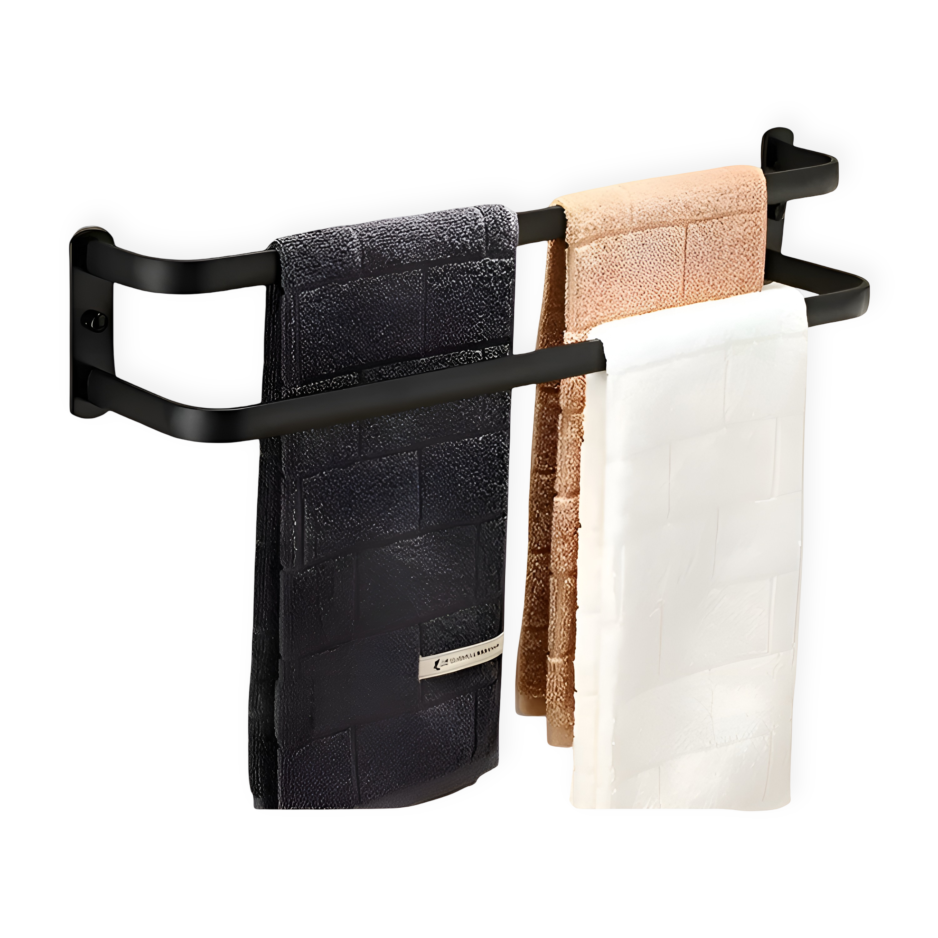 LuxeRack - Stilvoller Platzsparender Wandmontierter Handtuchhalter