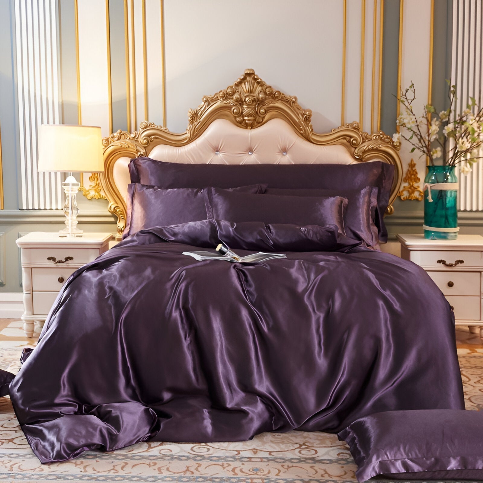 Luxe - Silk - Bettbezug-Set aus Maulbeerseide & Ice Silk