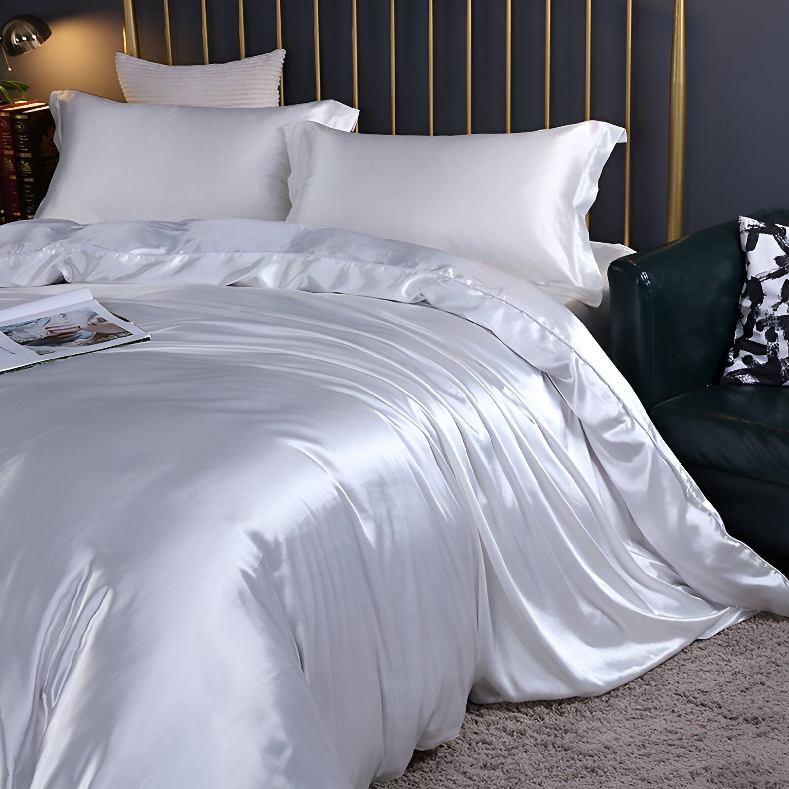 Luxe - Silk - Bettbezug-Set aus Maulbeerseide & Ice Silk