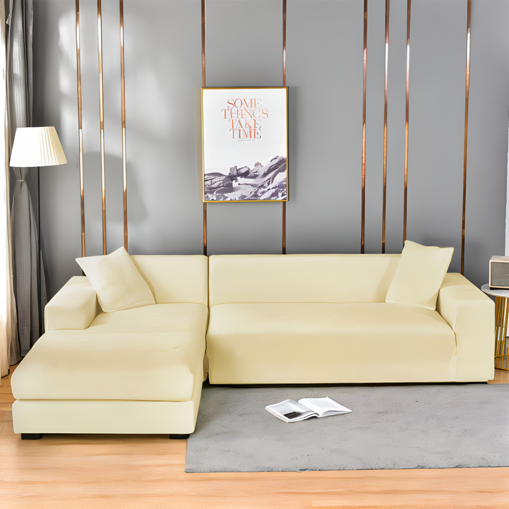 LuxuriFit Sofa Cover - Weicher, Elastischer und Eleganter Bezug für das Sofa
