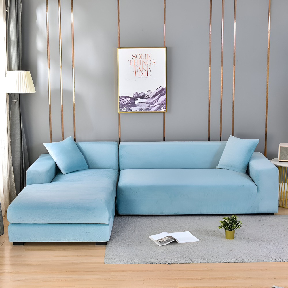 LuxuriFit Sofa Cover - Weicher, Elastischer und Eleganter Bezug für das Sofa