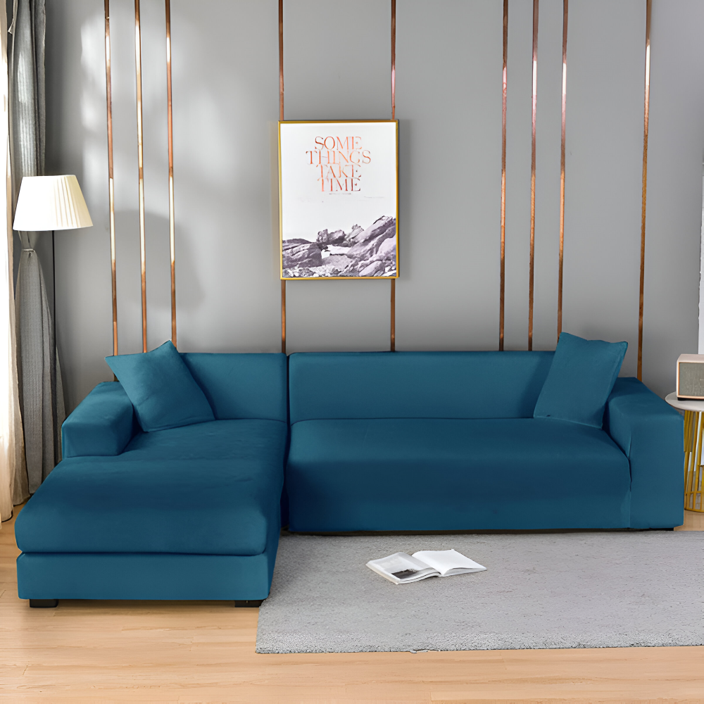 LuxuriFit Sofa Cover - Weicher, Elastischer und Eleganter Bezug für das Sofa