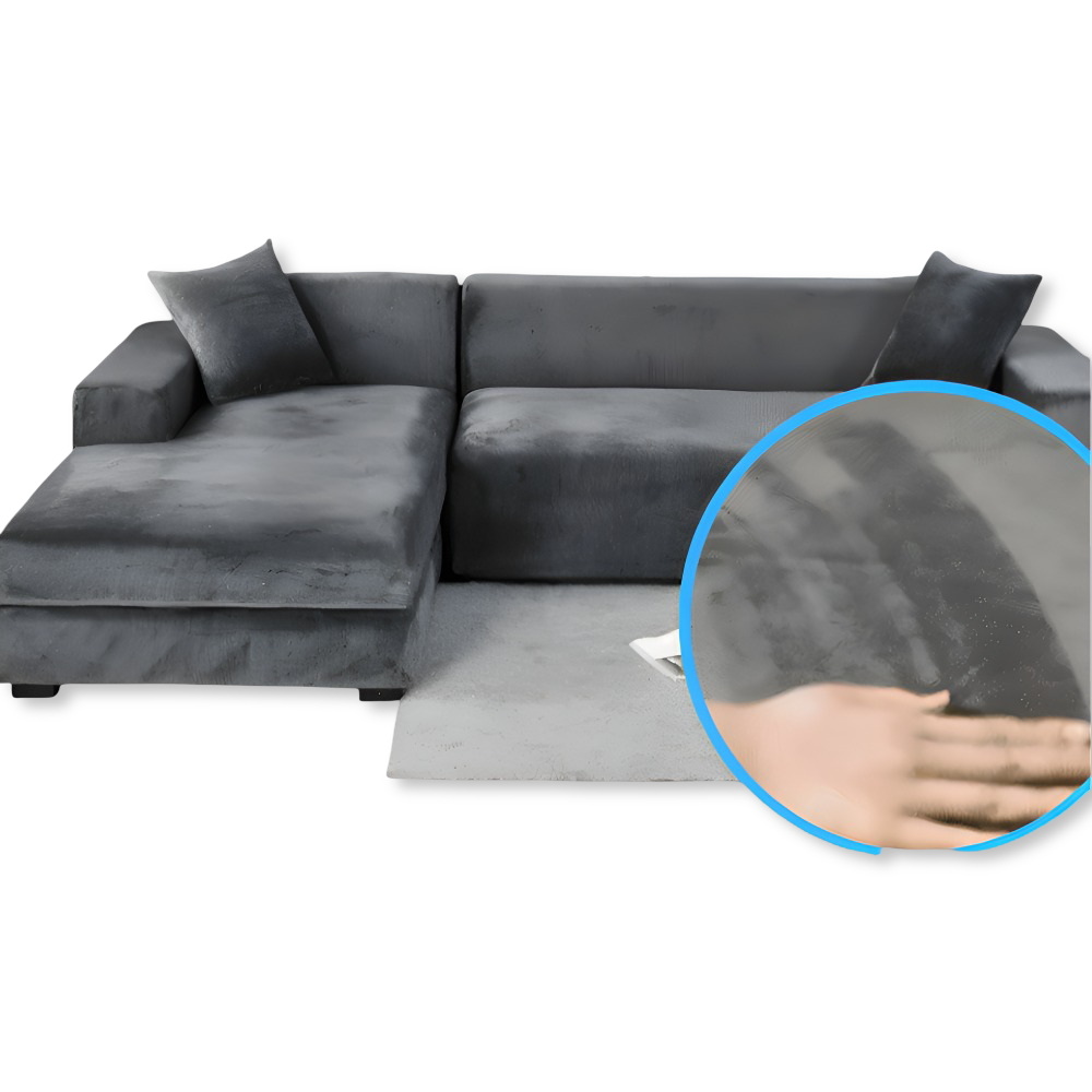 LuxuriFit Sofa Cover - Weicher, Elastischer und Eleganter Bezug für das Sofa