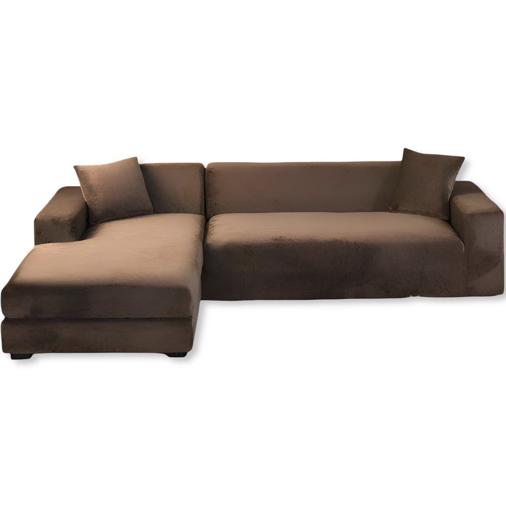 LuxuriFit Sofa Cover - Weicher, Elastischer und Eleganter Bezug für das Sofa
