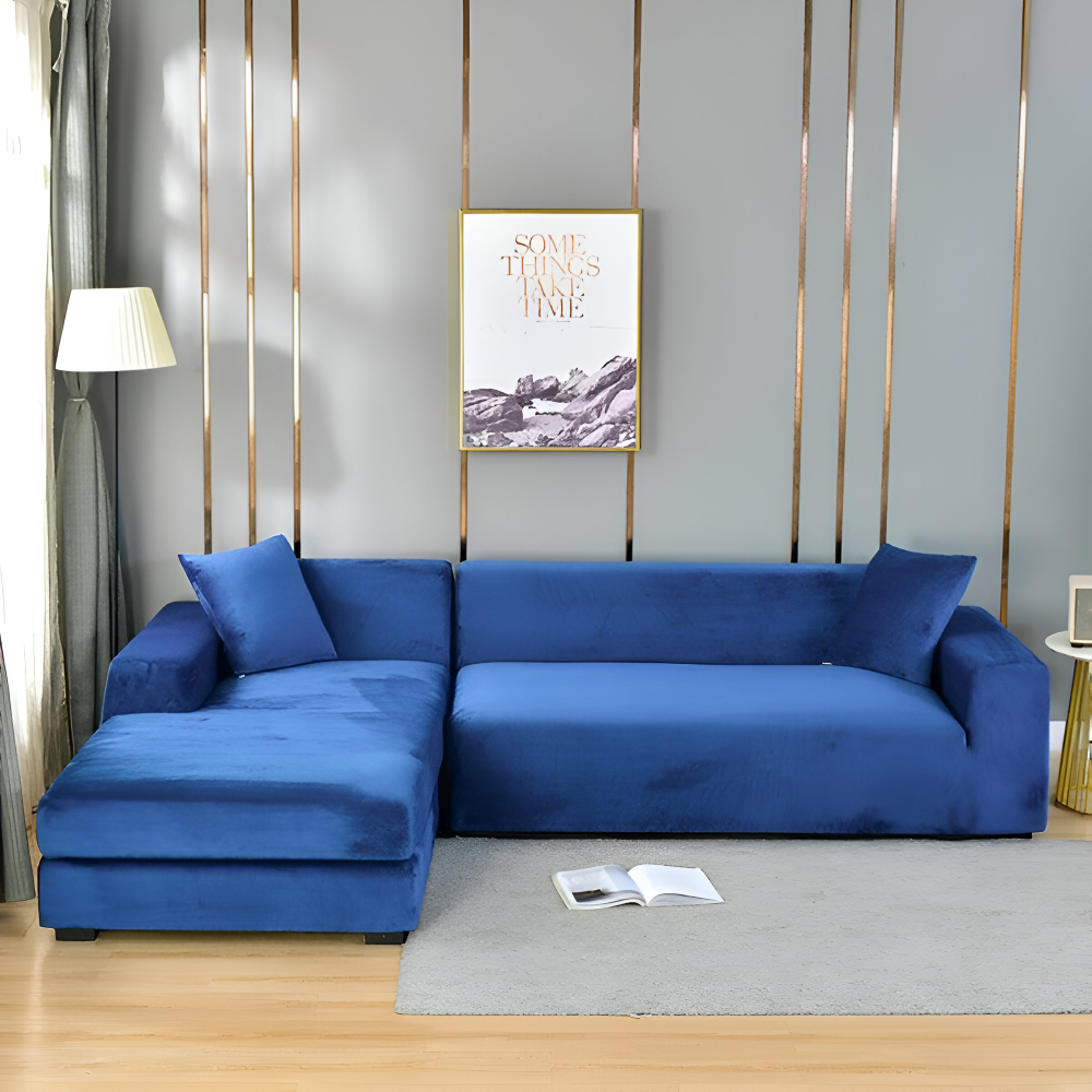 LuxuriFit Sofa Cover - Weicher, Elastischer und Eleganter Bezug für das Sofa