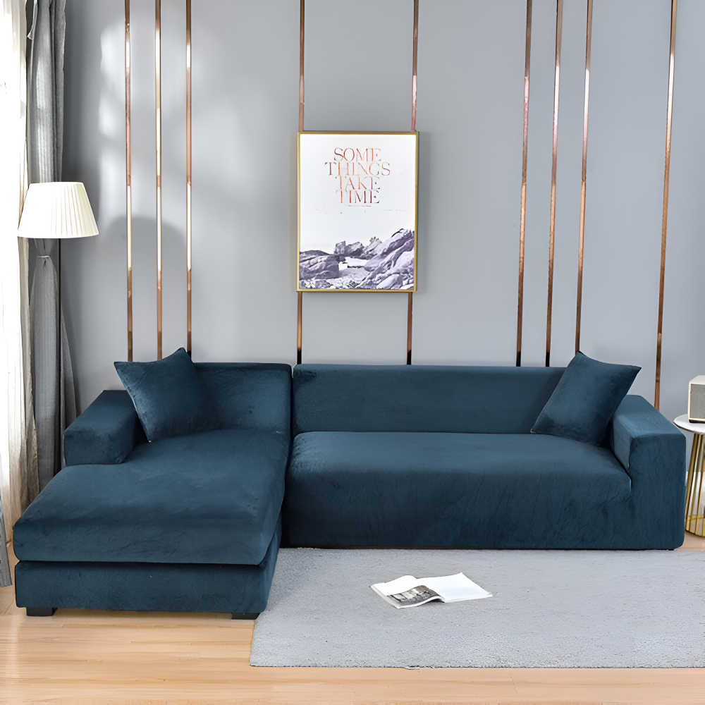 LuxuriFit Sofa Cover - Weicher, Elastischer und Eleganter Bezug für das Sofa