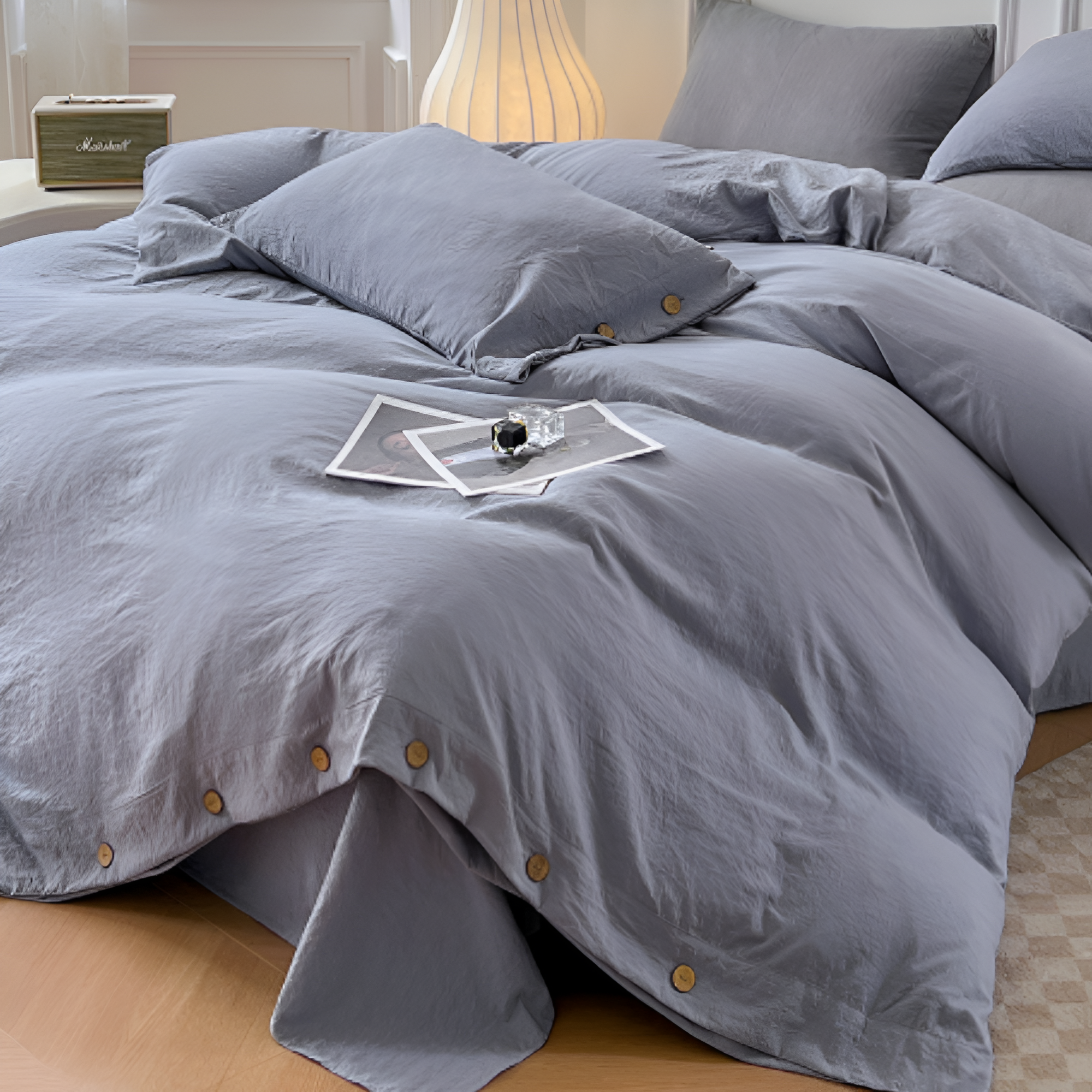 LuxuriSoft - Bettwäsche-Set aus 100% Baumwolle atmungsaktiv