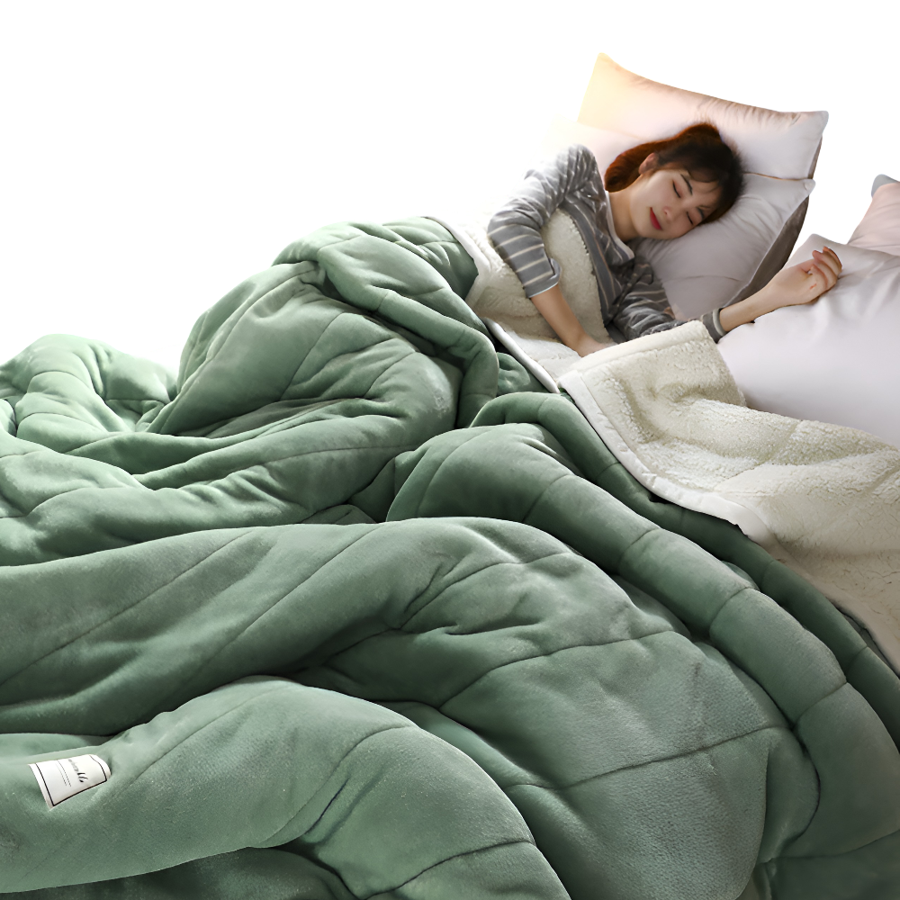 Luxuriöse Sherpa-Fleecedecke - Superweich, Unglaublich Kuschelig und Warm