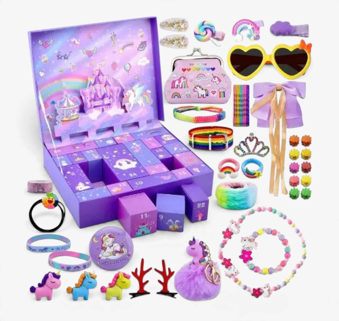 UnicornGlimmer - Einhorn-Adventskalender mit 24 Überraschungen