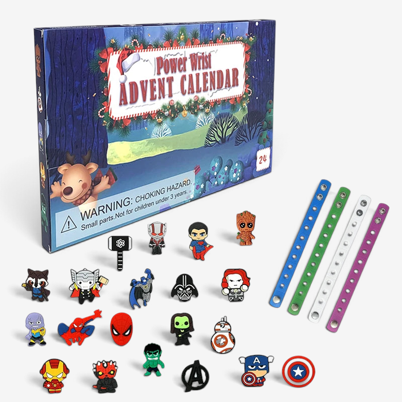 HeroCrate - Marvel Adventskalender mit 24 PVC-Actionfiguren