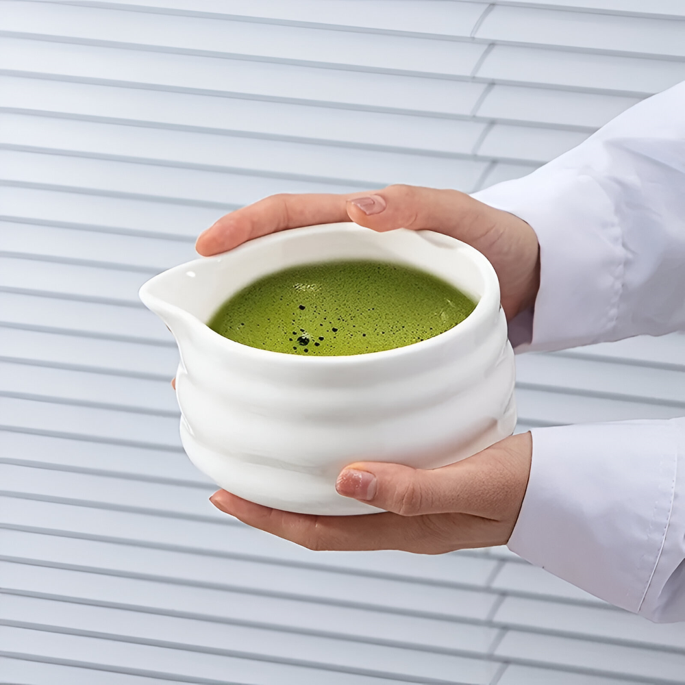 Matcha - Tee Set 5-tlg mit Keramikschale 460 ml & Sieb