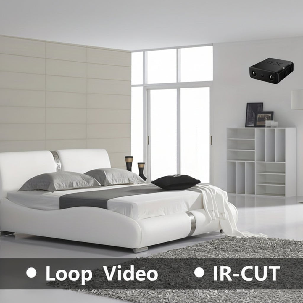 MiniEye – Mini-Kamera 1080p mit Nachtsicht und Bewegungserkennung
