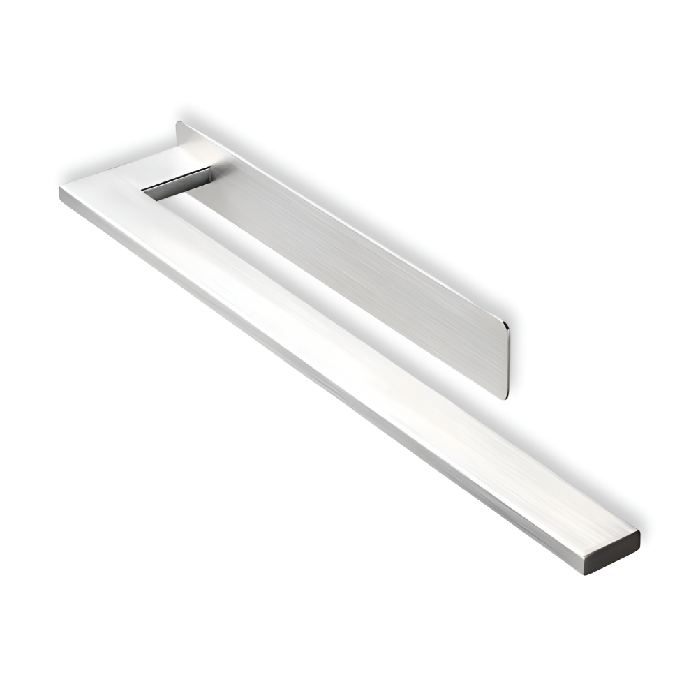 Moderner Edelstahl Schwarzer Handtuchhalter - Wandmontierter, Schlanker Badezimmerstauraum und Handtuchorganisation