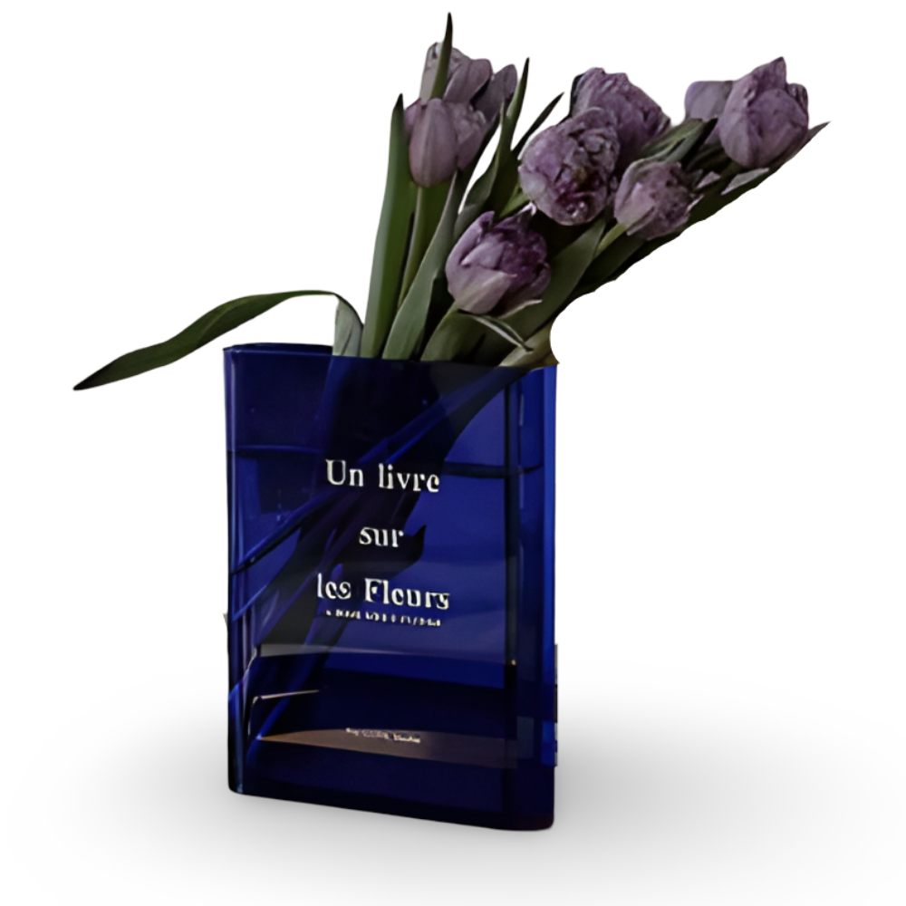 Moderne Transparante Vase für elegante Blumenarrangements und stilvolle Inneneinrichtung