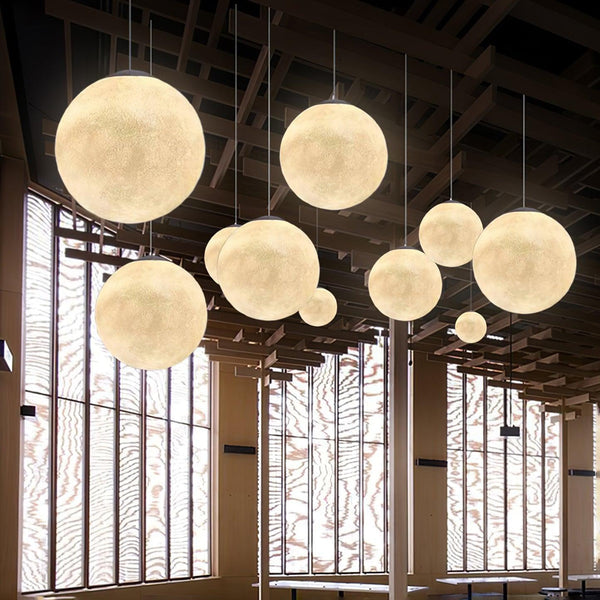 Polara - Mond-Pendelleuchte mit integrierter LED