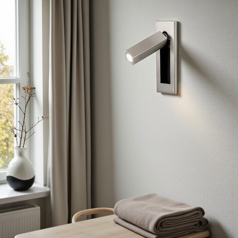 LED-Wandleuchte mit verstellbarem Kopf und Dimmfunktion