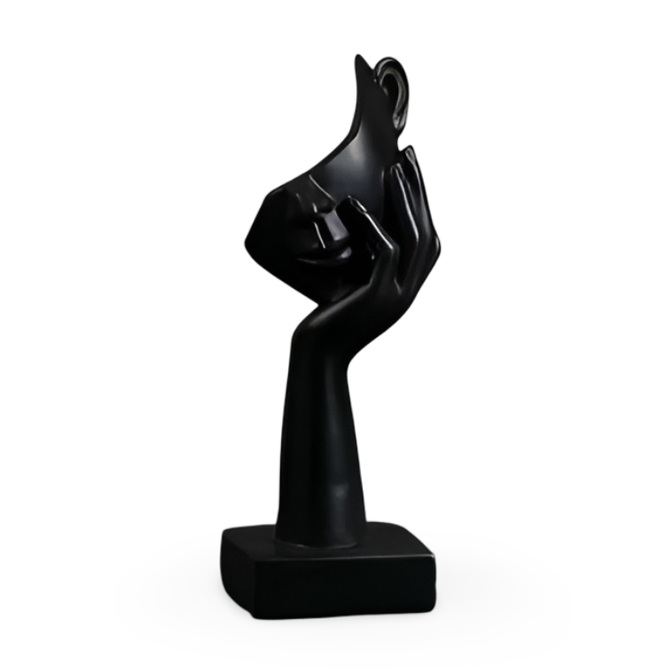 Nordic - Mind - Abstrakte Denker Skulptur aus Harz