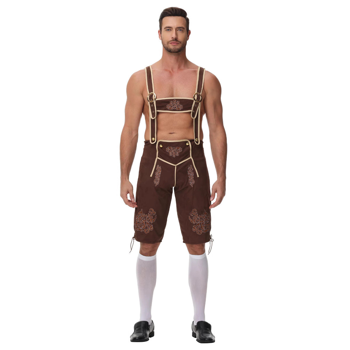 Herren Trachtenkurzanzug mit Stickerei