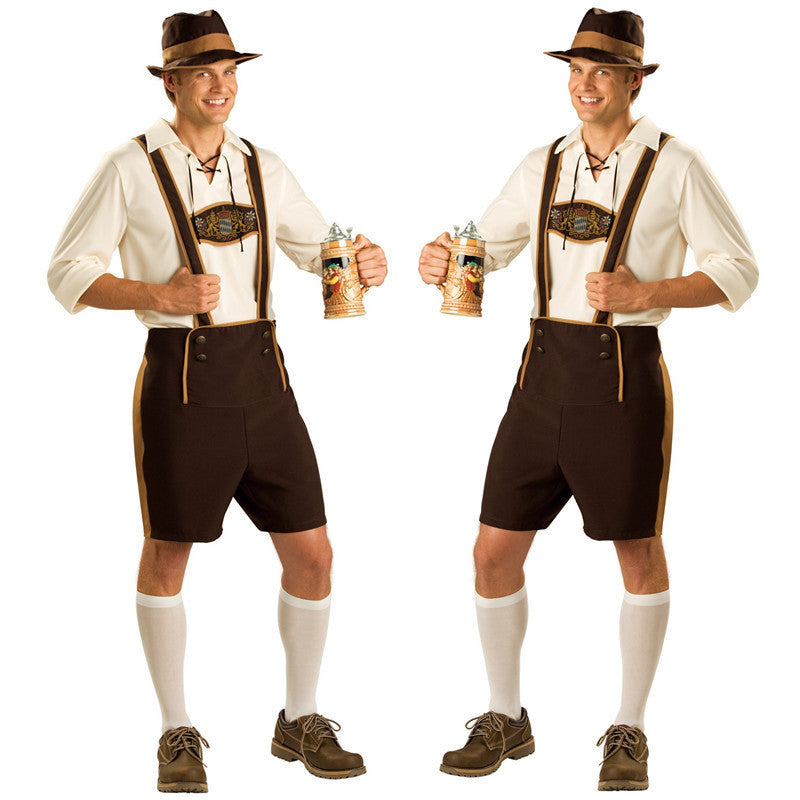Herren Trachtenkurzanzug mit Knöpfen