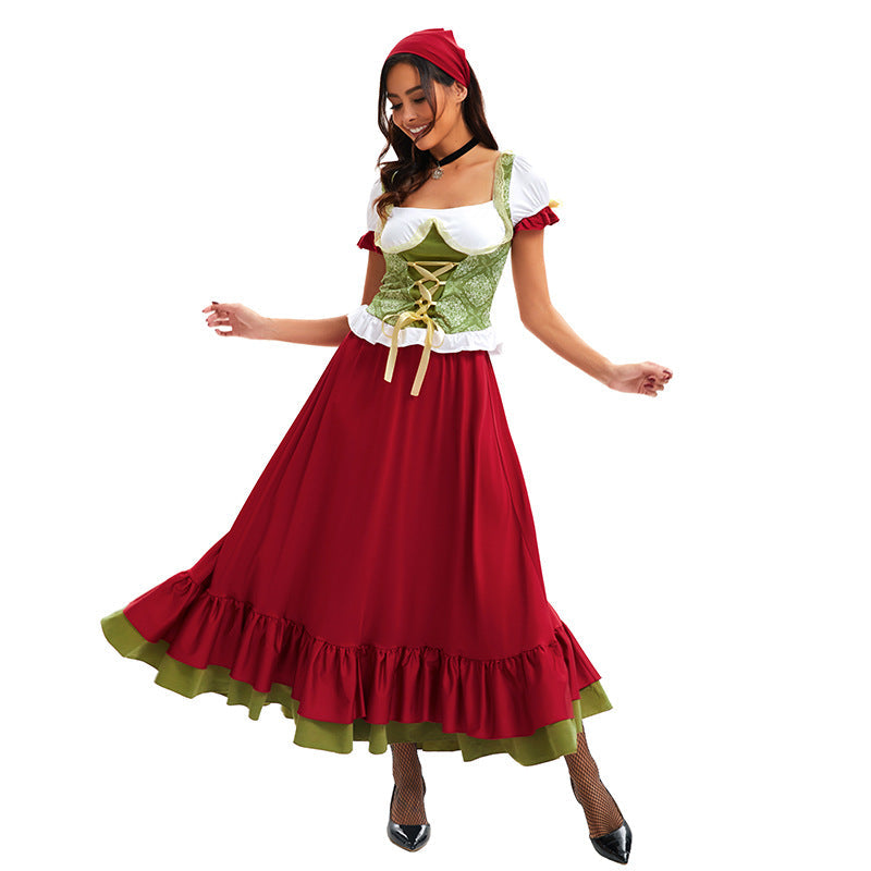 Damen Trachtenkleid mit Corsagenmieder und Stufenrock