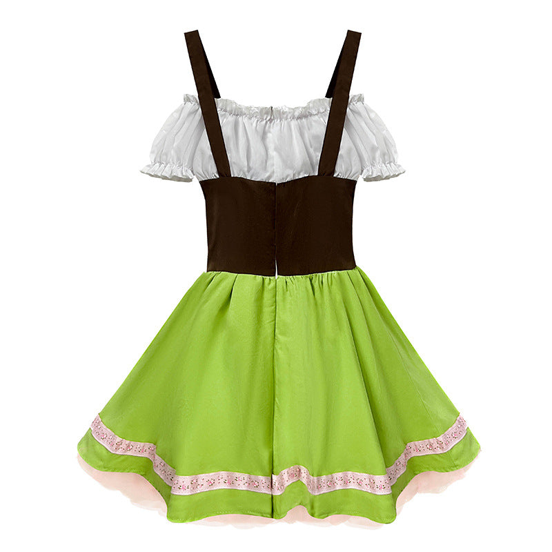 Verspieltes Trachtenkleid für Mädchen mit Rüschen