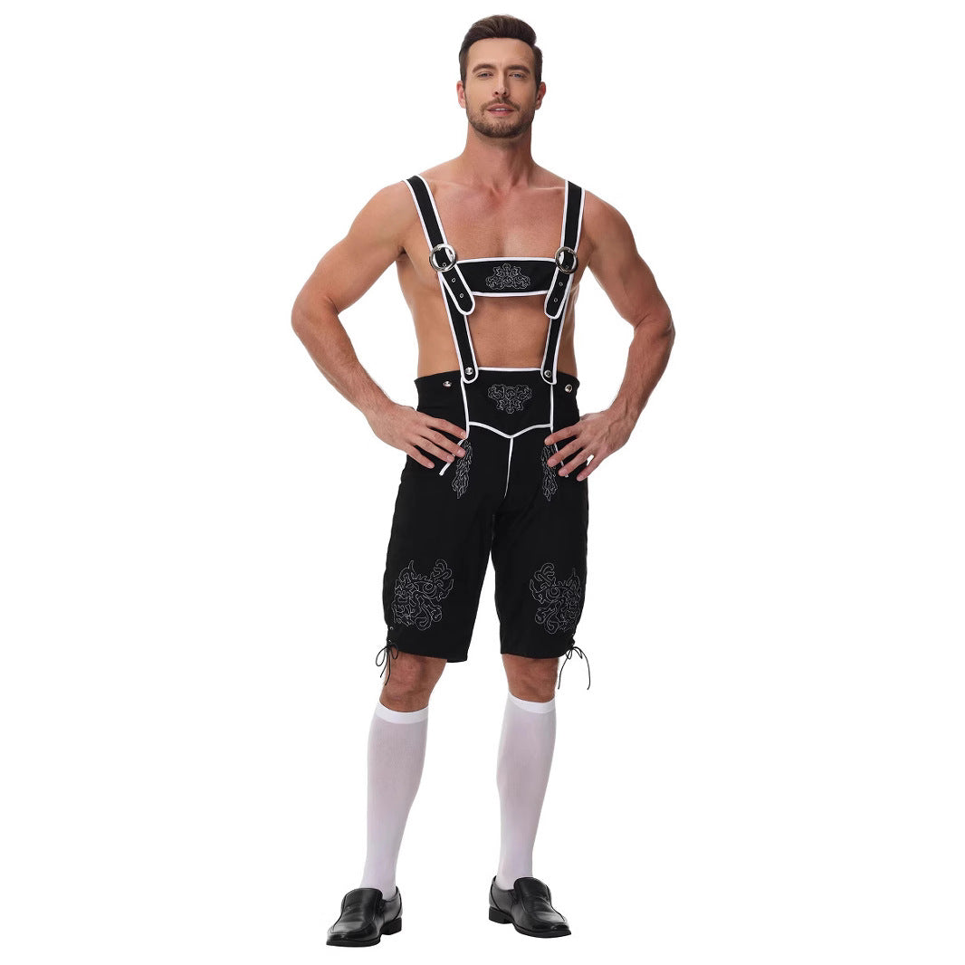 Herren Trachtenkurzanzug mit Stickerei