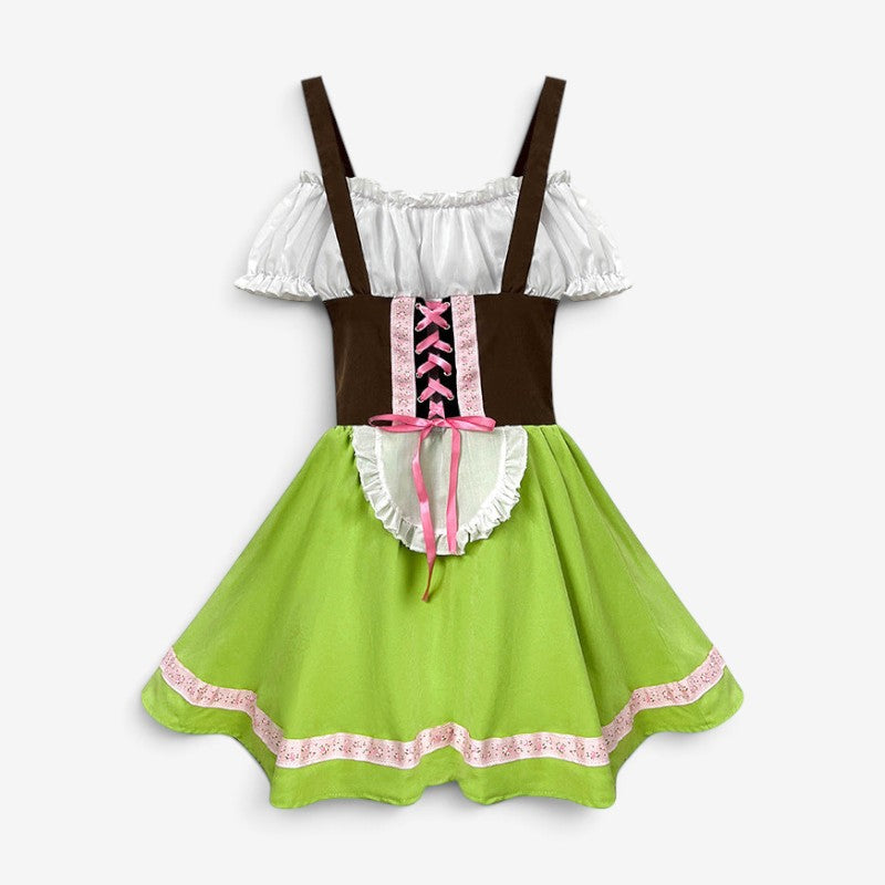 Verspieltes Trachtenkleid für Mädchen mit Rüschen