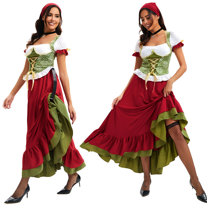 Damen Trachtenkleid mit Corsagenmieder und Stufenrock