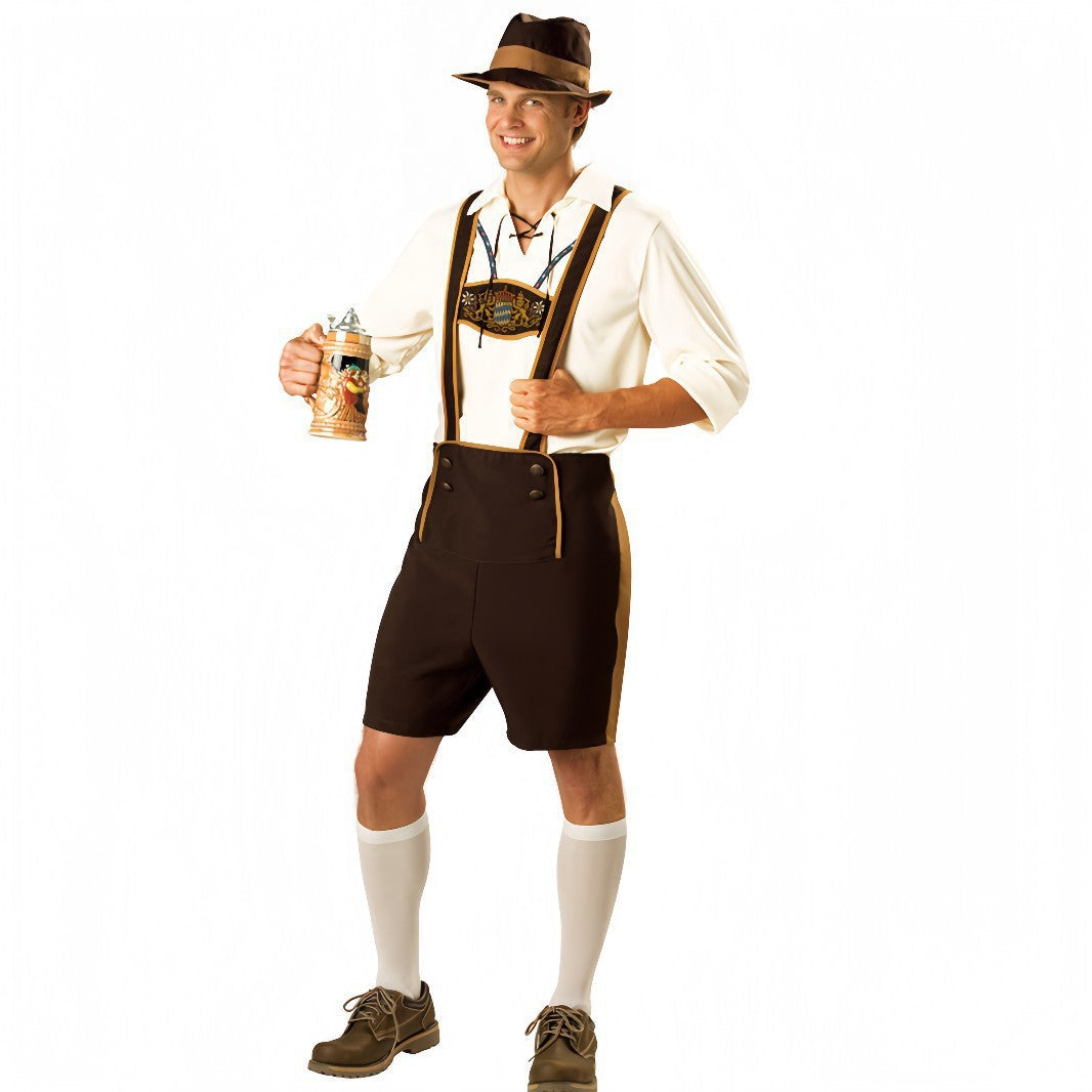 Herren Trachtenkurzanzug mit Knöpfen