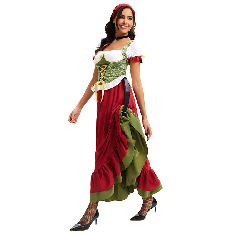 Damen Trachtenkleid mit Corsagenmieder und Stufenrock