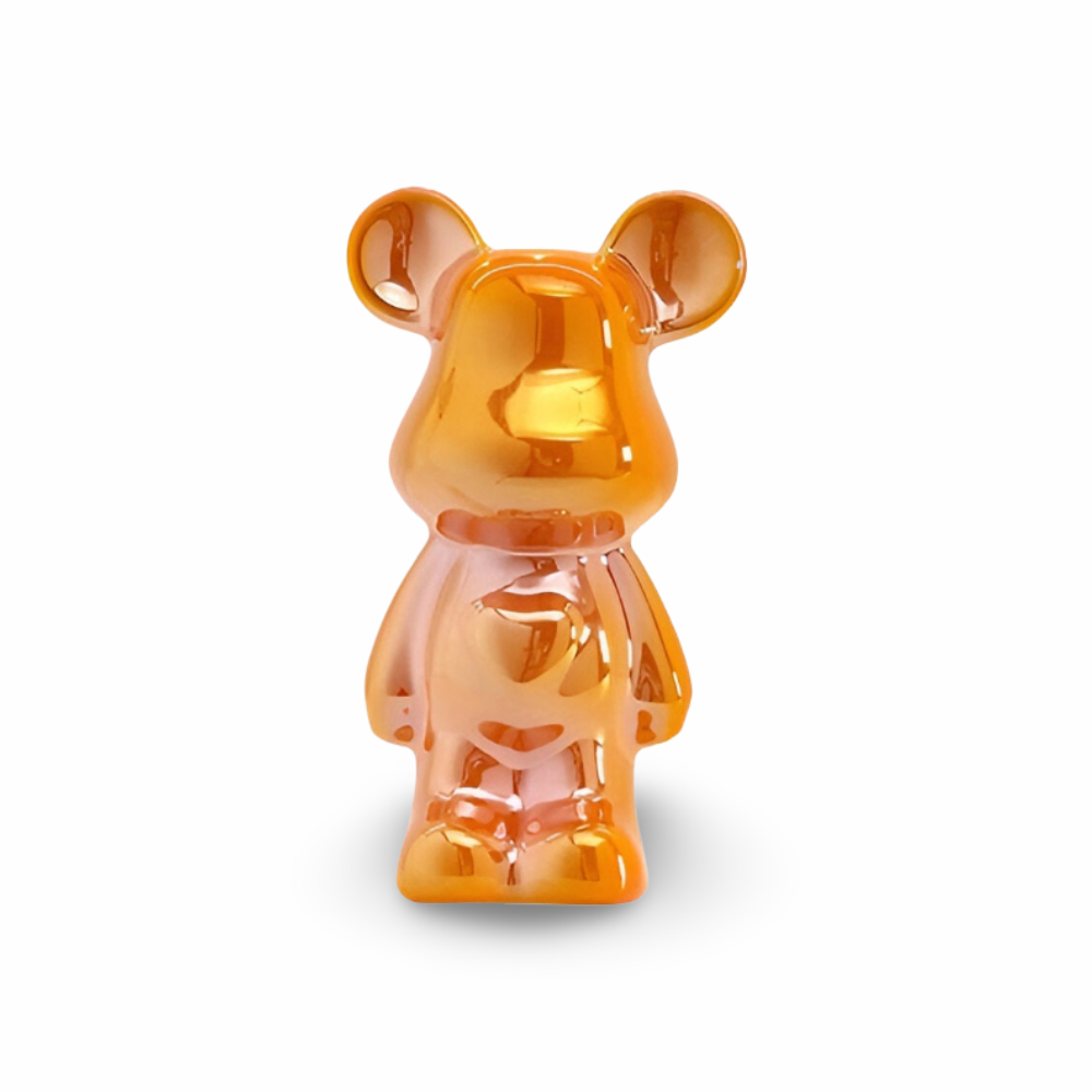 GlossiBear - Figurine -Bunte Bärenfigur aus Keramik &