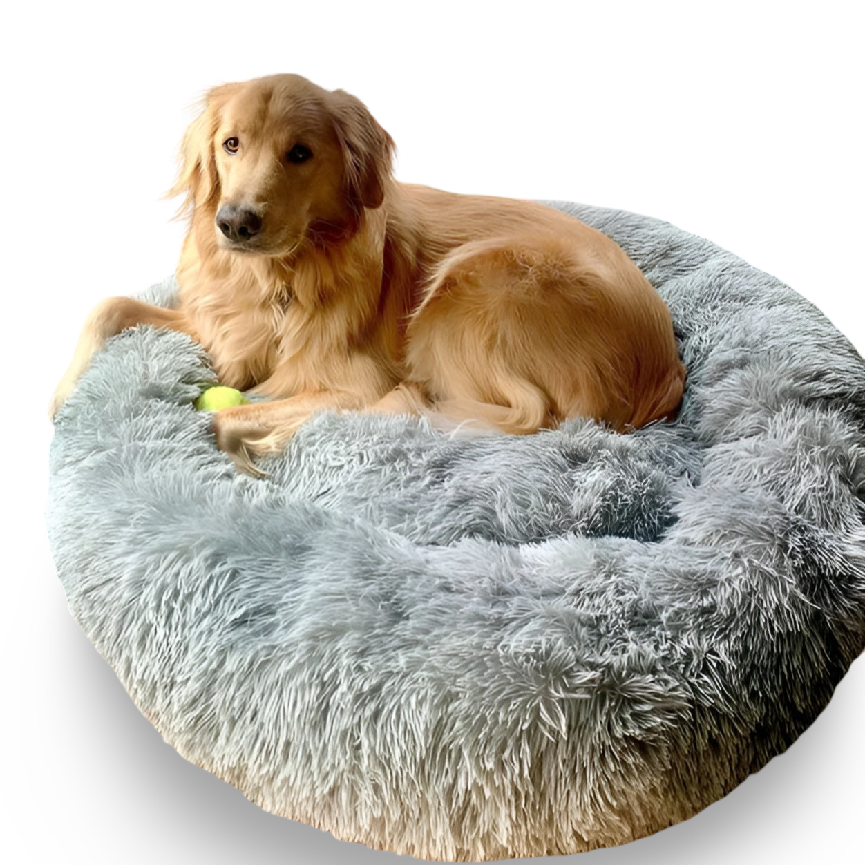 Paws - Bed - Donut Hundebett ultraweich aus Kunstfell mit