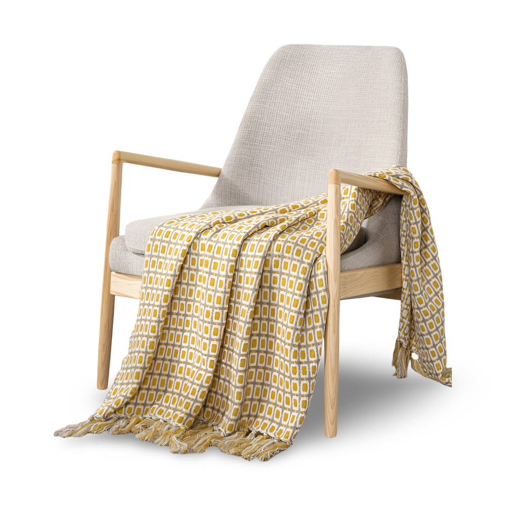 PeaKnit - Plaid - Mehrzweck Fleecedecke aus Polyester mit