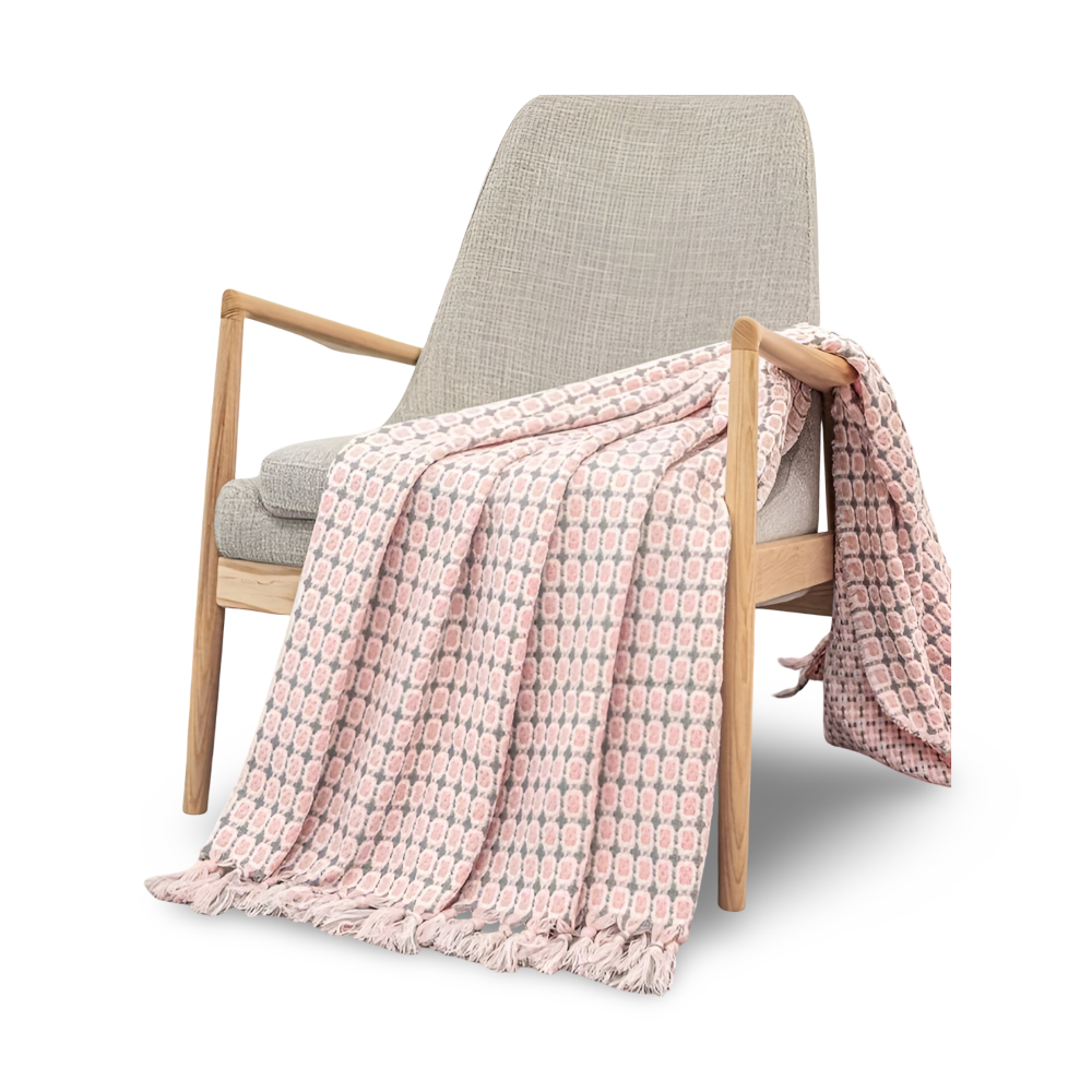 PeaKnit - Plaid - Mehrzweck Fleecedecke aus Polyester mit