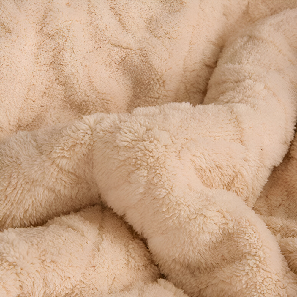 Doppelseitige - Mikrofaser Fleece Kuscheldecke extra weich &