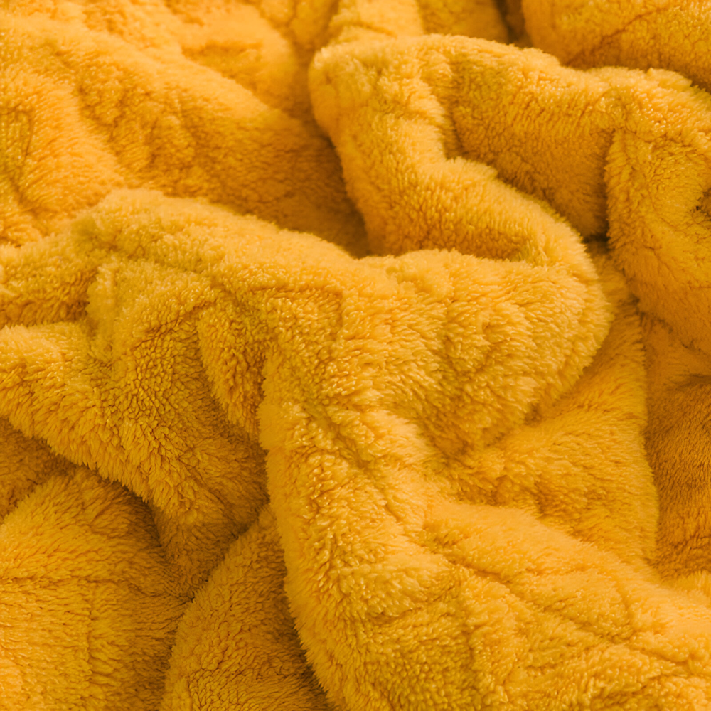 Doppelseitige - Mikrofaser Fleece Kuscheldecke extra weich &