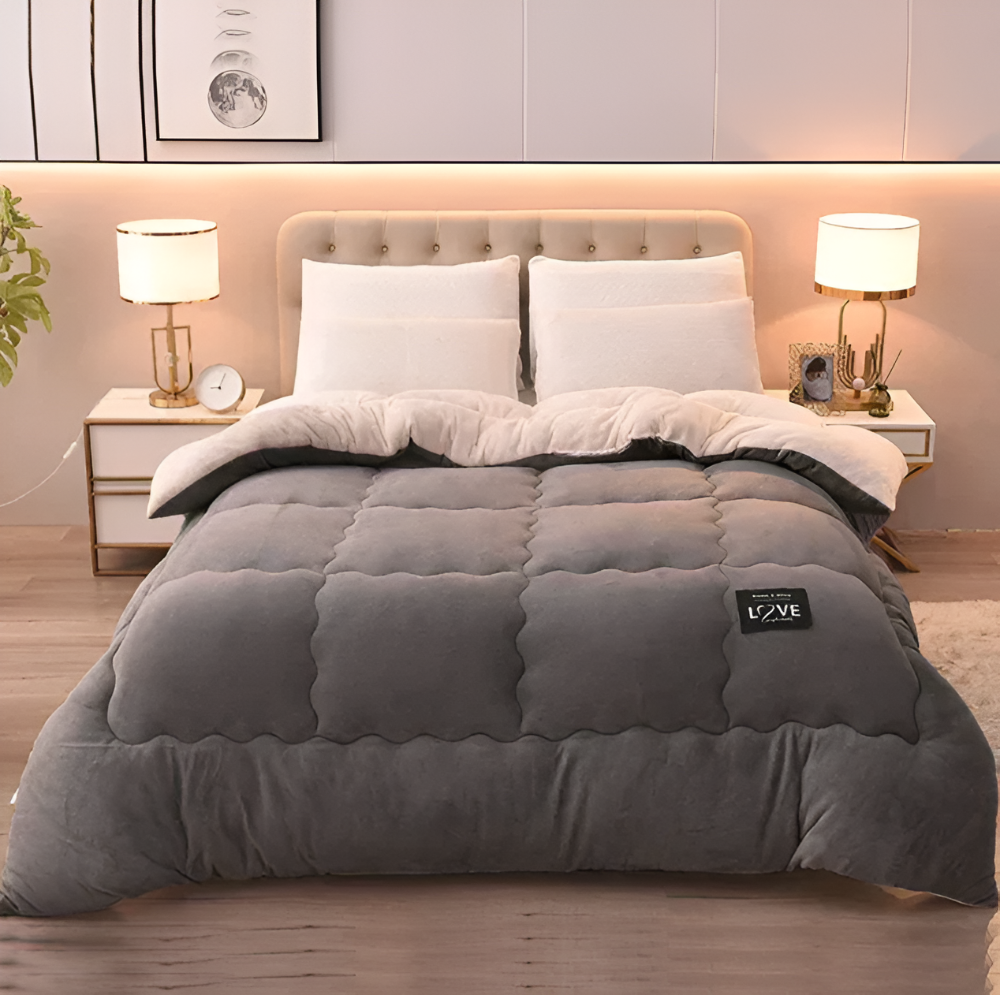 PlushFluff - Winter Bettbezug dick & warm aus