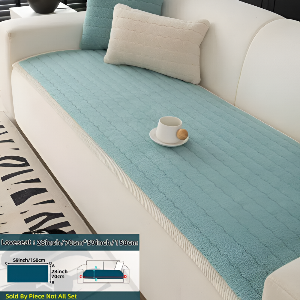 PolyesPlush - Weicher, Rutschfester und Haustierfreundlicher Sofa Cover