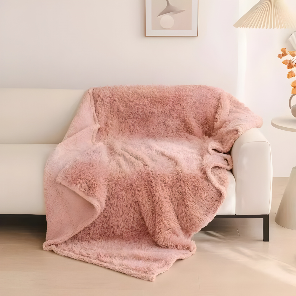 Polyesterplüsch - Mikrofaser Kuscheldecke wasserdicht