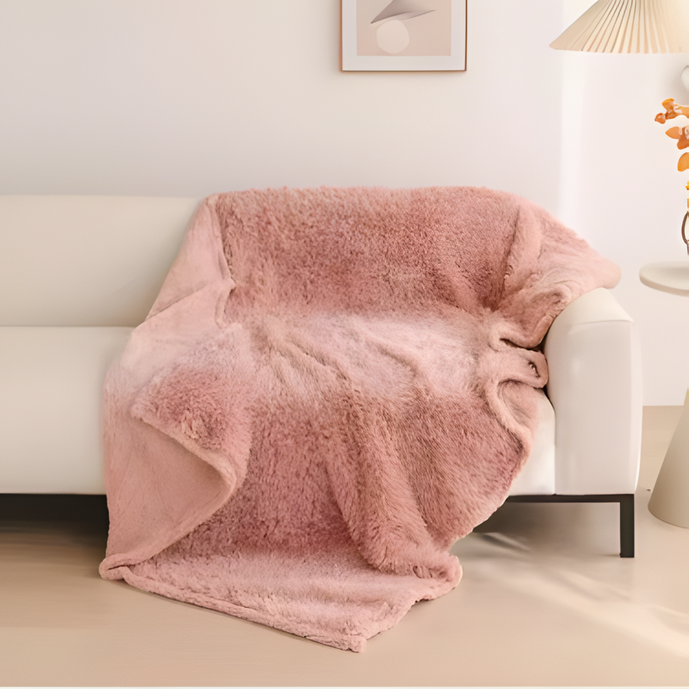 Polyesterplüsch - Mikrofaser Kuscheldecke wasserdicht