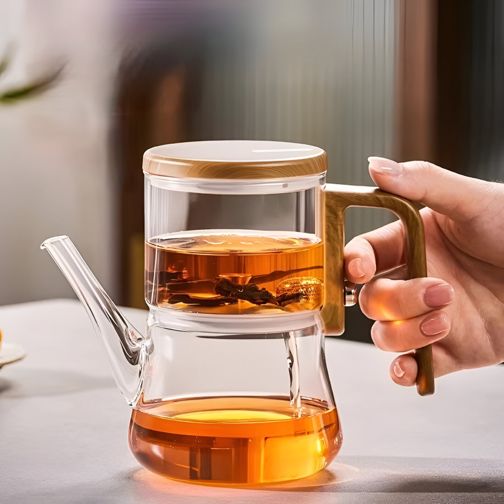Glasteekanne - 760 ml aus Borosilikatglas